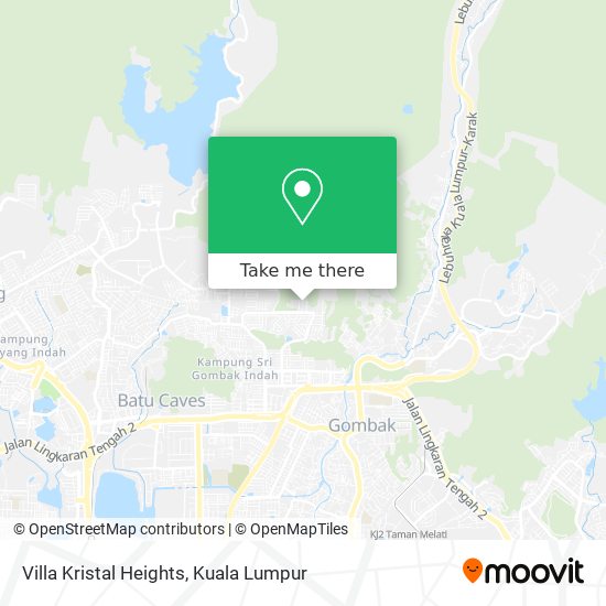 Villa Kristal Heights map