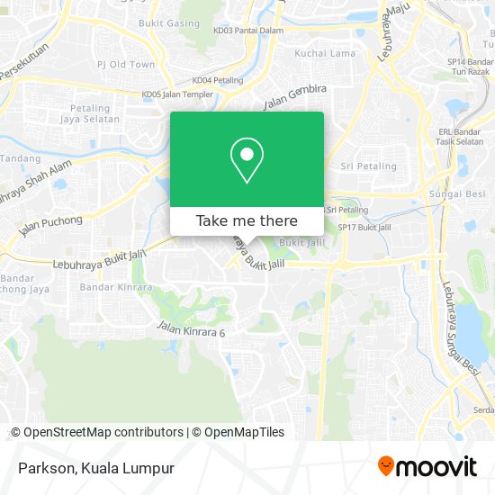 Parkson map