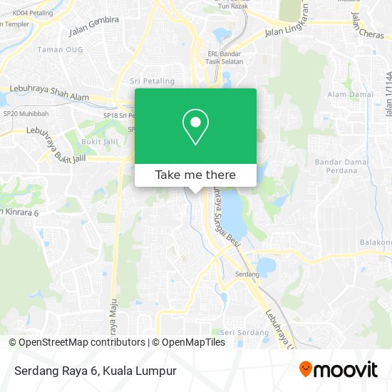 Serdang Raya 6 map