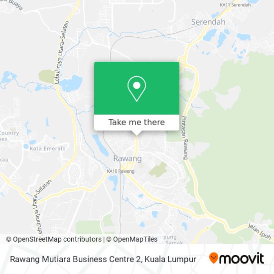 Peta Rawang Mutiara Business Centre 2