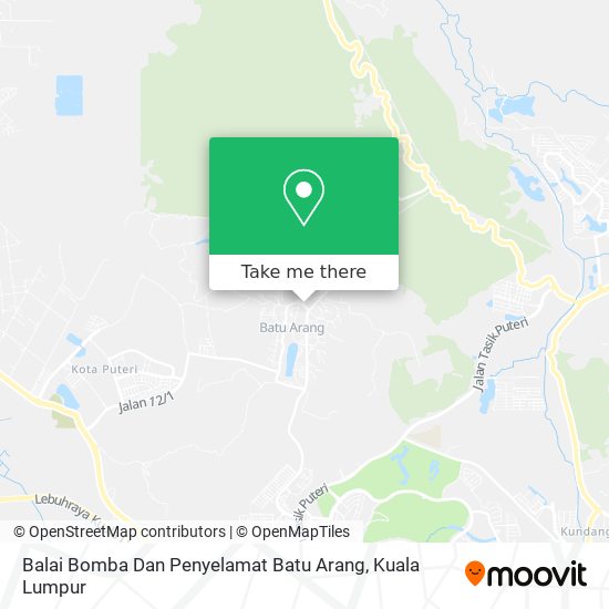 Balai Bomba Dan Penyelamat Batu Arang map