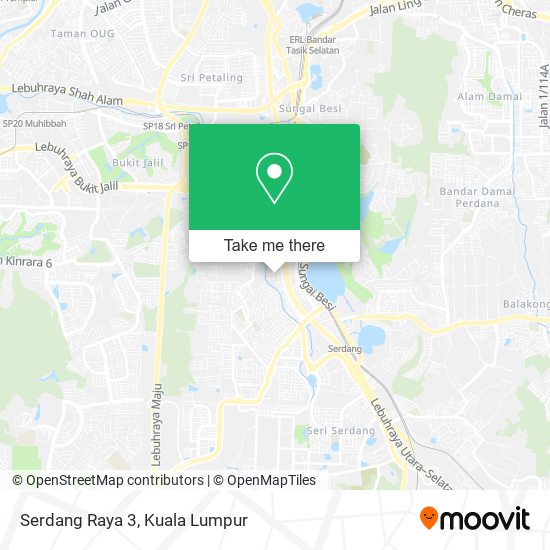 Serdang Raya 3 map