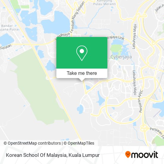 Peta Korean School Of Malaysia
