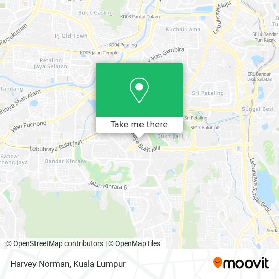 Harvey Norman map