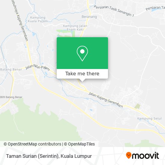 Peta Taman Surian (Serintin)