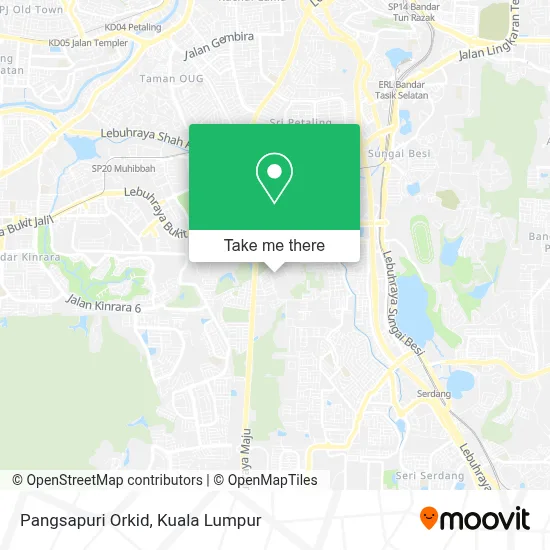 Pangsapuri Orkid map
