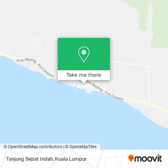 Tanjung Sepat Indah map
