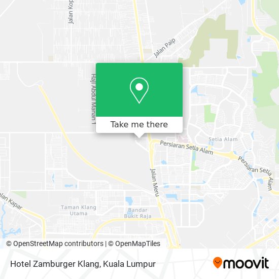 Hotel Zamburger Klang map