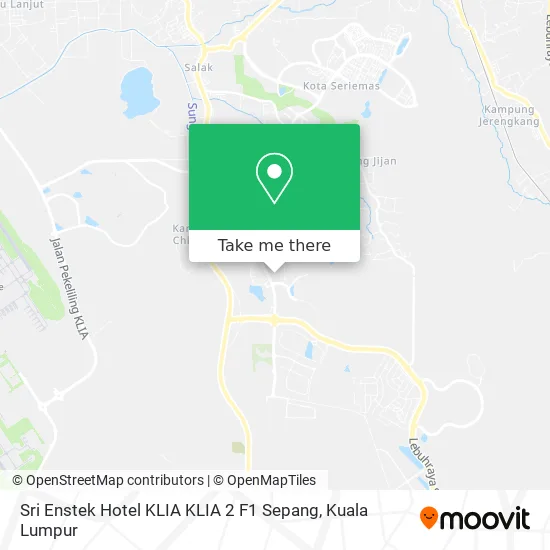 Sri Enstek Hotel KLIA KLIA 2 F1 Sepang map