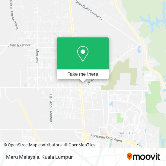 Meru Malaysia map