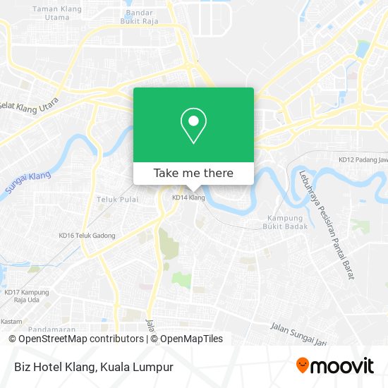 Biz Hotel Klang map