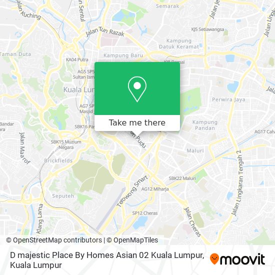 D majestic Place By Homes Asian 02 Kuala Lumpur map