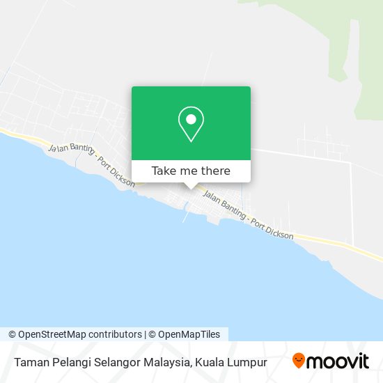 Taman Pelangi Selangor Malaysia map