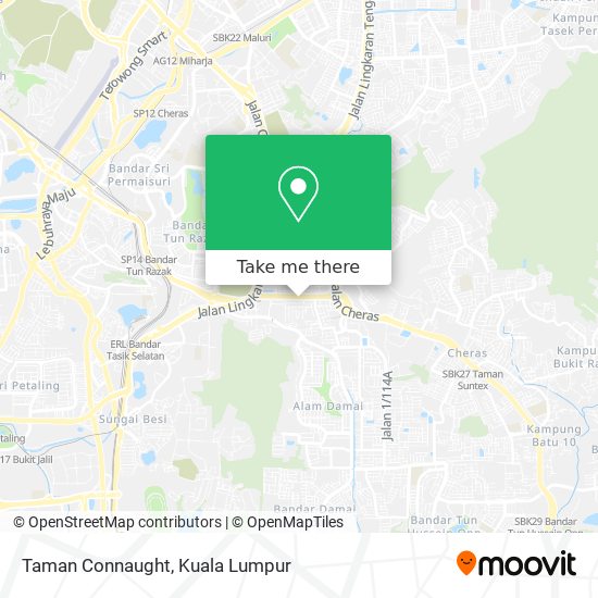 Taman Connaught map