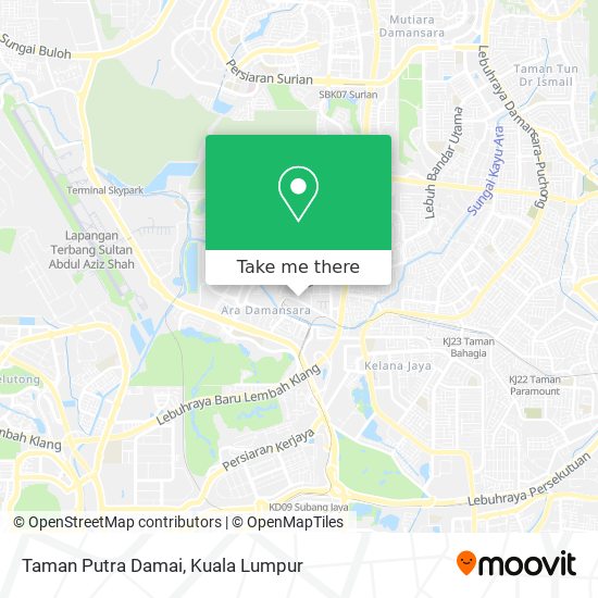 Taman Putra Damai map