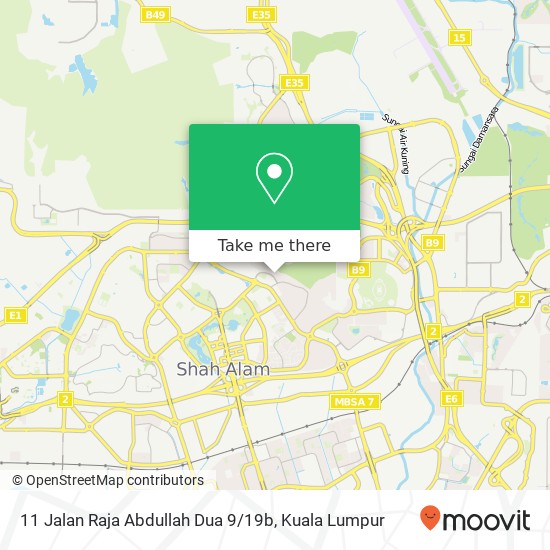11 Jalan Raja Abdullah Dua 9 / 19b map