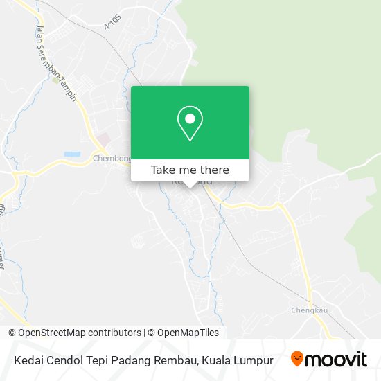 Peta Kedai Cendol Tepi Padang Rembau