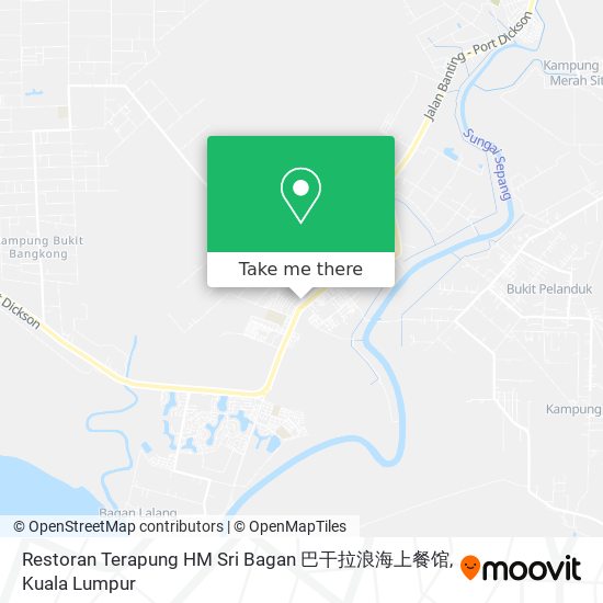 Restoran Terapung HM Sri Bagan 巴干拉浪海上餐馆 map