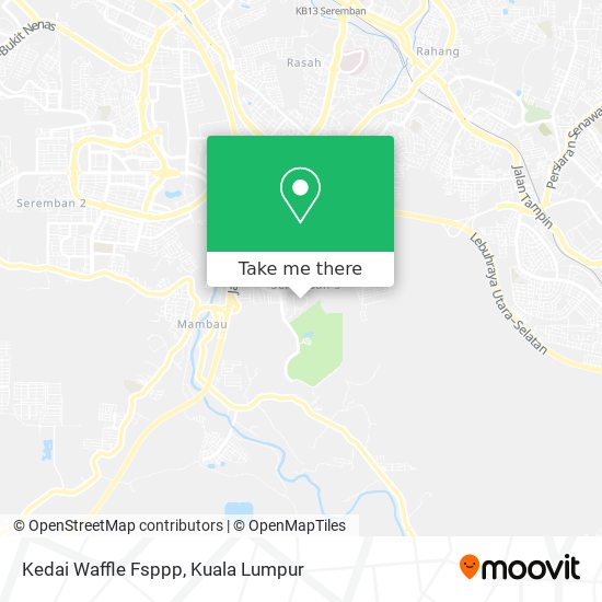 Kedai Waffle Fsppp map