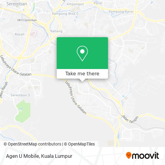 Agen U Mobile map