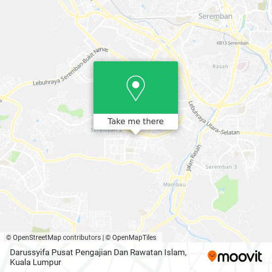 Darussyifa Pusat Pengajian Dan Rawatan Islam map