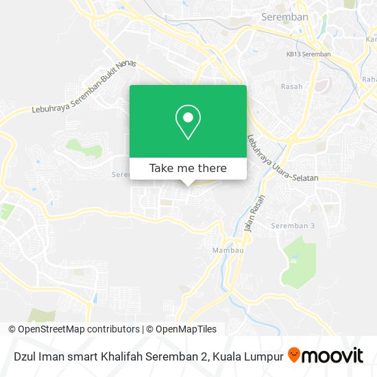 Peta Dzul Iman smart Khalifah Seremban 2