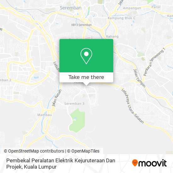 Pembekal Peralatan Elektrik Kejuruteraan Dan Projek map