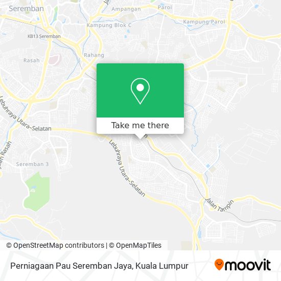 Perniagaan Pau Seremban Jaya map