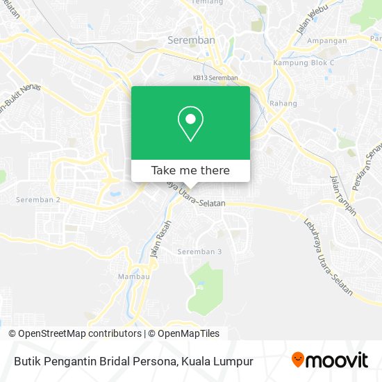 Butik Pengantin Bridal Persona map