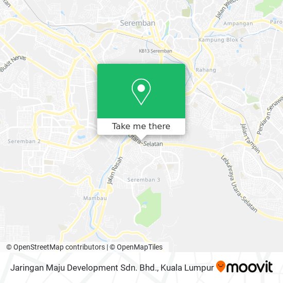 Jaringan Maju Development Sdn. Bhd. map