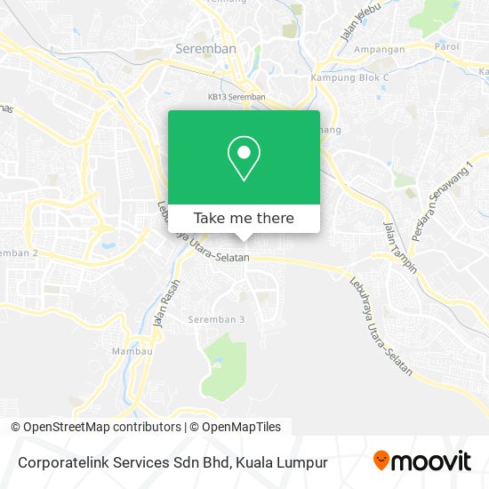 Corporatelink Services Sdn Bhd map