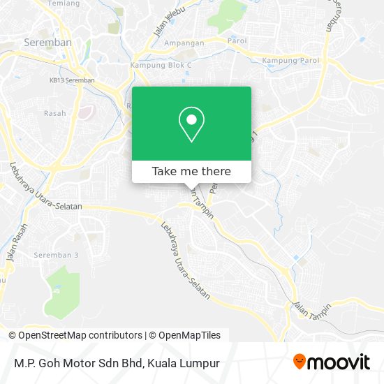 M.P. Goh Motor Sdn Bhd map