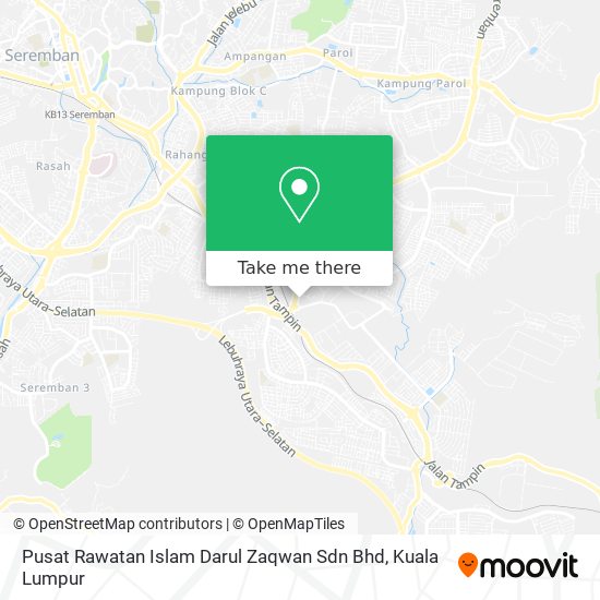 Pusat Rawatan Islam Darul Zaqwan Sdn Bhd map