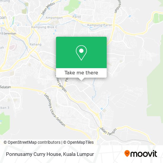 Ponnusamy Curry House map