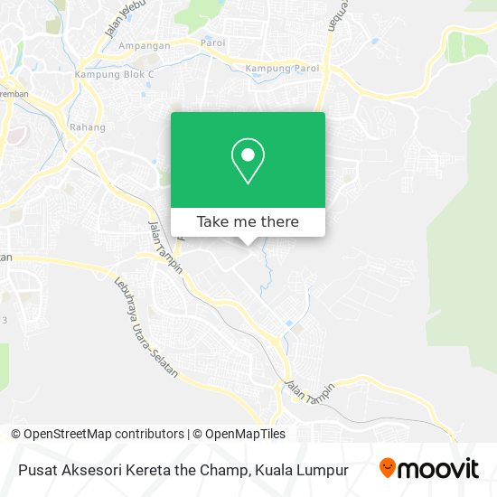 Pusat Aksesori Kereta the Champ map