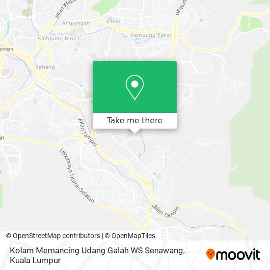 Peta Kolam Memancing Udang Galah WS Senawang