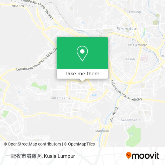 一龍夜市滑雞粥 map