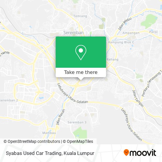 Syabas Used Car Trading map