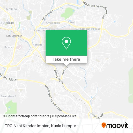 TRO Nasi Kandar Impian map