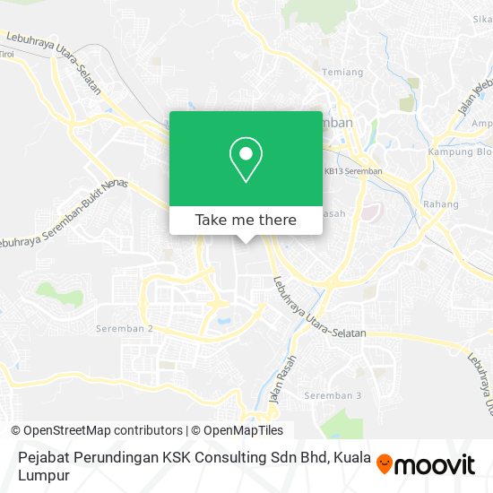 Pejabat Perundingan KSK Consulting Sdn Bhd map