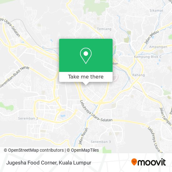 Peta Jugesha Food Corner