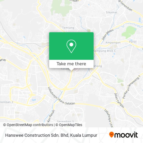 Hanswee Construction Sdn. Bhd map