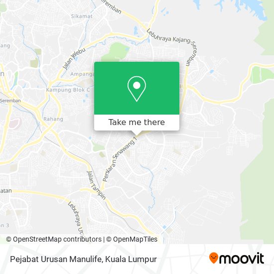 Pejabat Urusan Manulife map