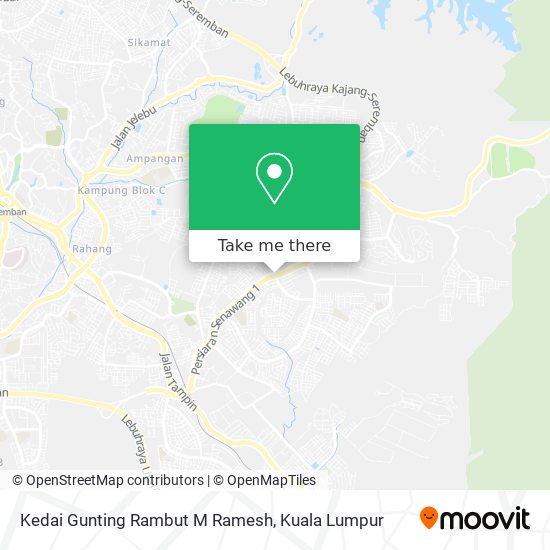 Peta Kedai Gunting Rambut M Ramesh
