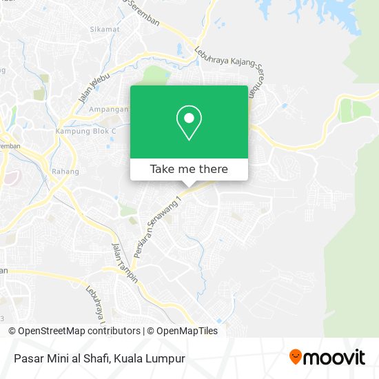 Peta Pasar Mini al Shafi