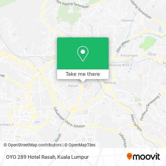 OYO 289 Hotel Rasah map