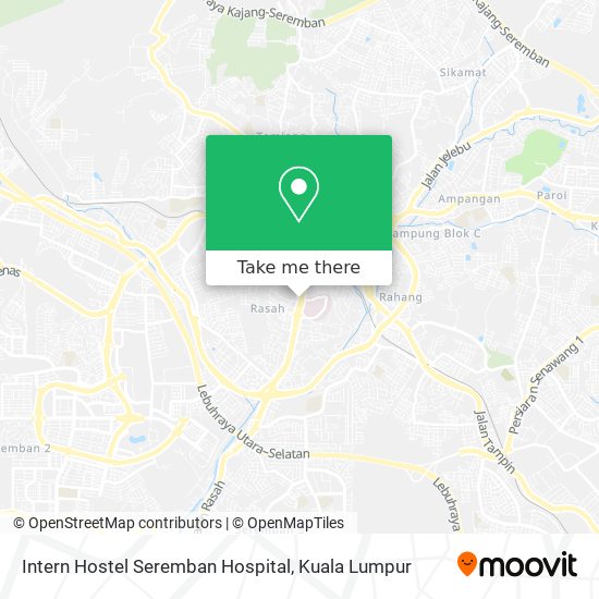 Intern Hostel Seremban Hospital map