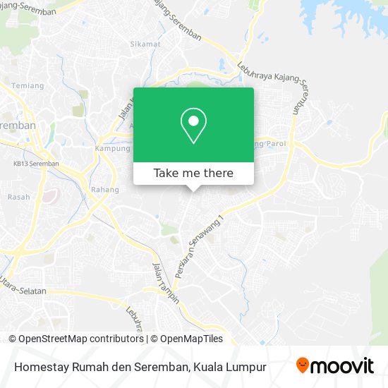 Homestay Rumah den Seremban map