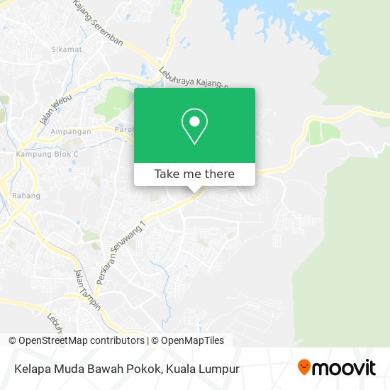 Peta Kelapa Muda Bawah Pokok