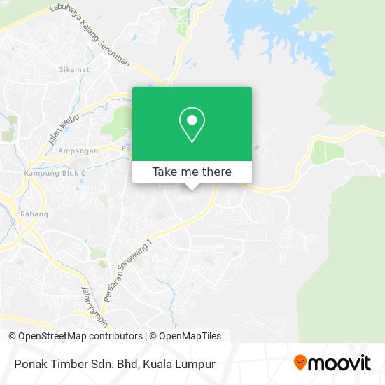 Ponak Timber Sdn. Bhd map